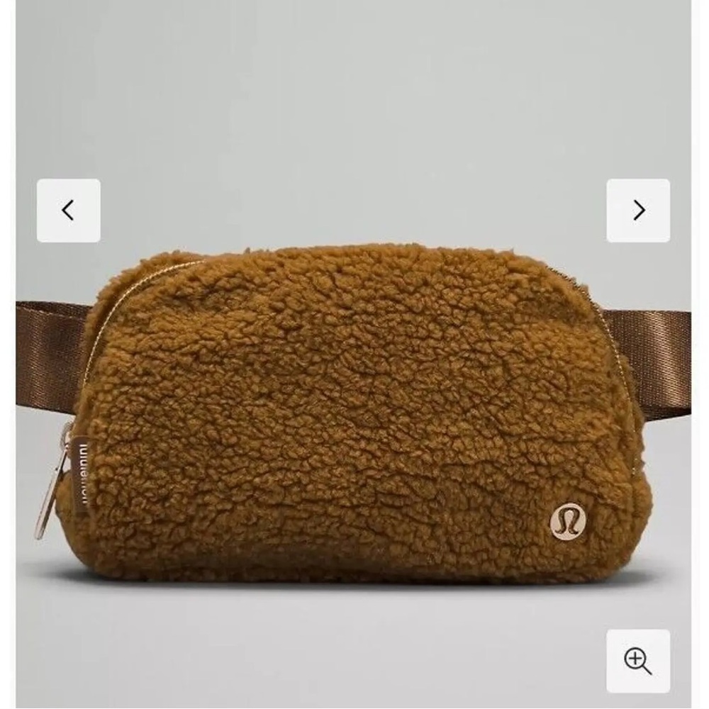 NWT Lululemon Everywhere Belt Bag FLEECE BTCA Burnt Caramel